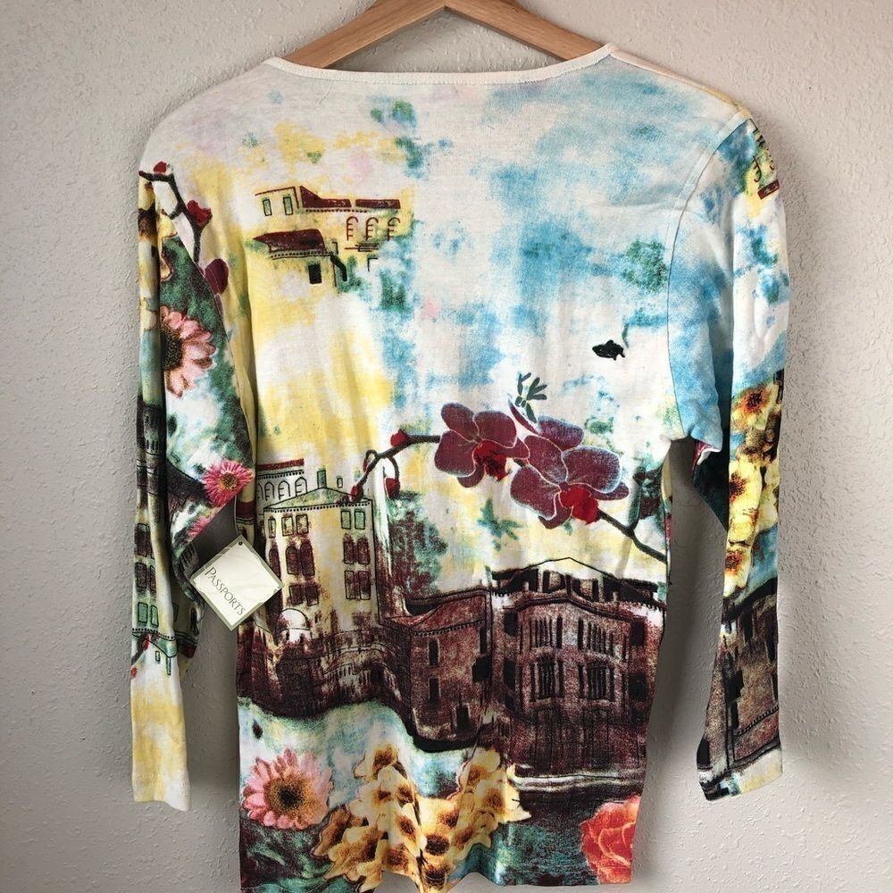 NWT Passports Beaded Top Size Small - Picture 8 of 8